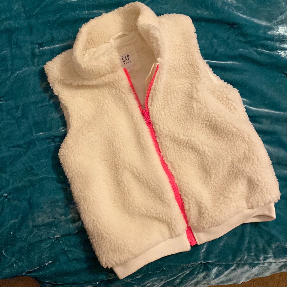 Kids White Vest